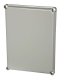 Cover 380x280x30 mm, grey with cross-head screw main