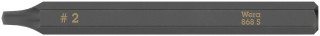 868 S Square head socket bits for impact screwdrivers, # 2 x 70 mm, 05018172001 Wera main