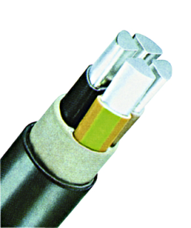 PVC Insulated Cable Alu Conductor 0,6/1kV E-AYY-J 5x120rm bk main