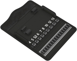 9417 Футляр из текстиля Kraftform Kompakt Zyklop Mini 2, без инструментов, 180 мм x 88 мм x 46 мм, 05136466001 Wera main