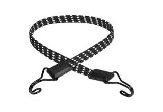 3229EURDAT | Flat REFLECTIVE bungee 80cm double straigth hook main
