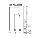 Auxiliary contact, Acti9 A9A, iOF, 1 C/O, 100mA to 6A, 24VAC to 415VAC, 24-130 VDC, bottom connection alt_view_6