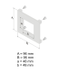 ADAPTER 96X96 TO 48X48 , 1300.20.059 Pixsys alt_view_2