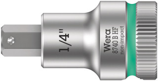 8740 B HF Zyklop bit socket with holding function, 3/8" drive, 1/4" x 35 mm, 05003089001 Wera main