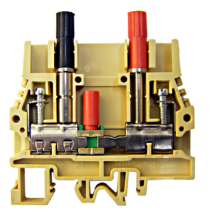 Test-disconnect terminal with sockets for test plugs 6 mmý, IK170006--, Schrack Technik main