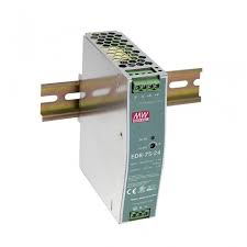 Power Supply; DIN; 76.8W; 48V; 1.6A; 90-264VAC; 127-370VDC, MeanWell, EDR-75-48 main