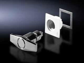 T handle without lock cylinder insert, for AX with cam lock, 2572010 Rittal