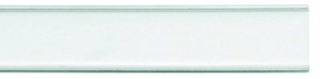 Blank cover smooth grey RAL 7035, 1000x50x8mm,