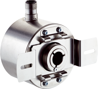 DBS60I-BHFC05000 INCREMENTAL ENCODER Stainless steel V2A, 4,5...30V TTL / HTL, 5000imp, 6-channel, Blind hollow shaft 15mm, Male connector, M12, 8-pin, radial main