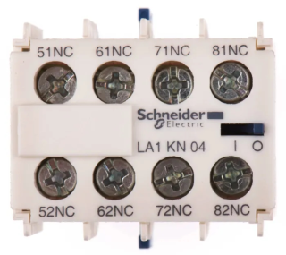 Papildkontakti 4 NC, no priekšas, skrūvējams, LA1KN04 Schneider Electric main