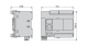 logic controller, Modicon M221, 24 IO, transistor, PNP, Ethernet alt_view_6