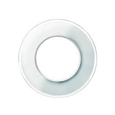 Renova Frame 1-gang wh glass