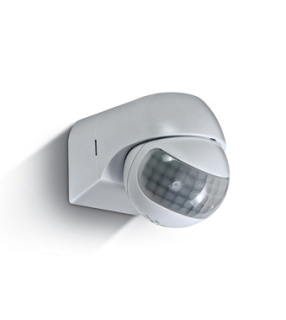 Kustības sensors 400W LED, 230V, IP44, 180°, max. 12m, balts main