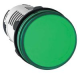 Monolithic pilot light, Harmony XB7, plastic, green, 22mm, integral LED, 230...240V AC alt_view_2