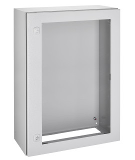 Wall-mounted encl. 1 glazed door IP65, H=800 W=600 D=300 mm, WSA8060305 Schrack Technik main