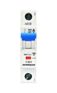 Circuit breaker (MCB) C, 16A, 1-pole, 4.5KA, Schrack Teknik, BM417116-- main