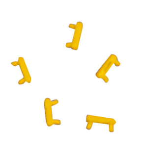 Marking clip for color coding yellow f.LED patchcord, 100pcs