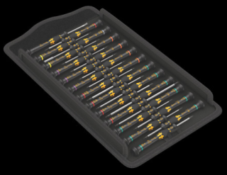 Kraftform Micro ESD Big Pack 1 Screwdriver set for electronic applications, 25 pieces, 05134019001 Wera main
