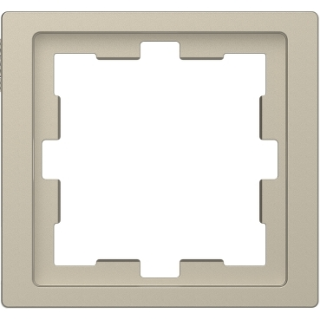 Cover frame, Merten D-Life, 1 gang, sahara main