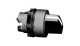 Head for selector switch, Harmony XB5, plastic, black, 22mm, 3 positions, stay put alt_view_3