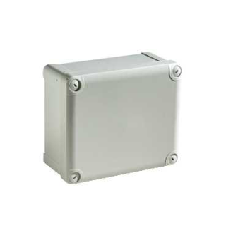 ABS industrial box, PanelSeT TBS, 121x87x164mm, int. 105x80x150mm, low plain cover, IP66, IK07, RAL 7035 main