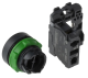 Pogas komplekts 22mm, ar atsperi NO, melna, XB5AA21 Schneider Electric alt_view_2