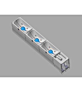 Connection rail 800 A for 185 mm - busbar-system, Cena var mainīties no Al/Cu cenas. Norādītā cena par 1 gab. main