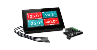EL-SGD 43-ATP 4.3” Capacitive touch display with 4 channel temperature data logging application ELSGD43ATP Lascar Electronics main