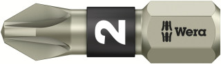 3855/1 TS bits, stainless, PZ 2 x 25 mm, 05071021001 Wera main