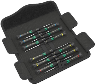 Kraftform Micro 12 Universal 1 screwdriver set for electronic applications, 12 pieces, 05073675001 Wera main