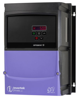 Variable frequency drive, Optidrive E3, 5.5 KW, 3 PH in, 3 PH out, 14A, 380-480V, Internal EMC Filter, IP66, Invertek Drives, ODE-3-340140-3F4A main