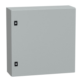 PanelSeT CRN plain door with mount.plate. H600xW600xD200 IP66 IK10 RAL7035 main