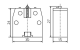 Contact block, Harmony XAC, single contact, spring return, 1 speed, front mounting, screw clamp terminal, 1NC alt_view_5