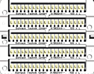 Marking tags 100x 'L'