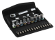 8100 SA 7 Zyklop Metal Ratchet Set with push-through square, 1/4" drive, metric, 28 pieces, 05004017001 Wera alt_view_5