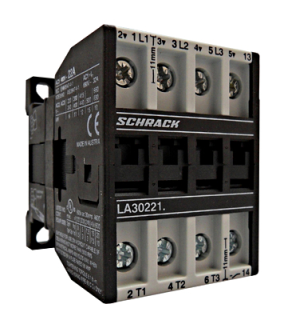 Contactor, 3pole, 11kW, 1NO, 230VAC, 22A AC3, 32A AC1 main