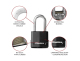 M515EURDLHCC | 54mm - Octagonal shackle, diam. 9mm - 48mm long shackle - 4 Pin tumbler cylinder alt_view_6