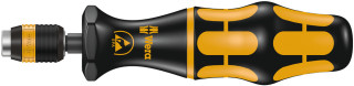 7400 ESD series Kraftform Torque screwdrivers, with factory pre-set value (0.1-1.5 Nm) and Rapidaptor quick-release chuck, handle size 105 mm, 7460 ESD x 0.3 Nm x 0.3-1.2 Nm, 05074840001 Wera main