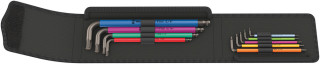 950/9 Hex-Plus Multicolour Imperial 1 L-key set, imperial, BlackLaser, 9 pieces, 05022639001 Wera main