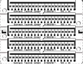Marking tags 100x 'W'