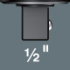 7782 C Ratchet insert, reversible, 14x18 mm, 14x18 x 1/2" x 66 mm, 05078707001 Wera alt_view_6