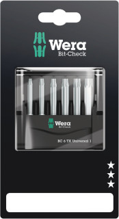 Bit-Check 6 TX Universal 1 SB, 6 pieces, 05073637001 Wera main