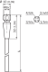 Konektors ar kabeli DOL-0804-G25MRN, M8, 4-PIN, taisns, mamma, kabelis 25m, IP67/IP69K, 6058513 Sick alt_view_2