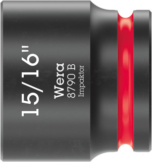 8790 B Impaktor socket with 3/8" drive, 15/16" x 32 mm, 05005525001 Wera main