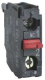 Single contact block, Harmony XALD, XALK, silver alloy, rear mounting, screw clamp terminal, 1NC alt_view_3