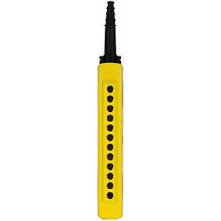 Empty pendant control station, Harmony XAC, plastic, yellow, 12 cut outs main