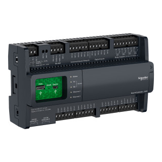 Automation Server Bundled, SpaceLogic, AS-B-24H, BACnet IP, 24 I/O Points, Hand Control/Override Display