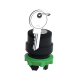 Key selector switch head, Harmony XB5, plastic, black, 22mm, key 455, 3 positions, stay put alt_view_12