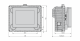 Small touch HMI controller, Harmony SCU, 3Ã¢â‚¬Â5 color panel, Dig 16 inputs/10 outputs alt_view_2