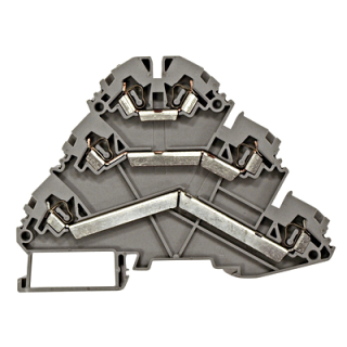 Spring clamp terminal 2,5mm², YBK, 3-polig main
